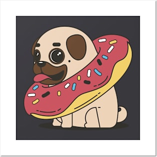 Puggy Donut Posters and Art